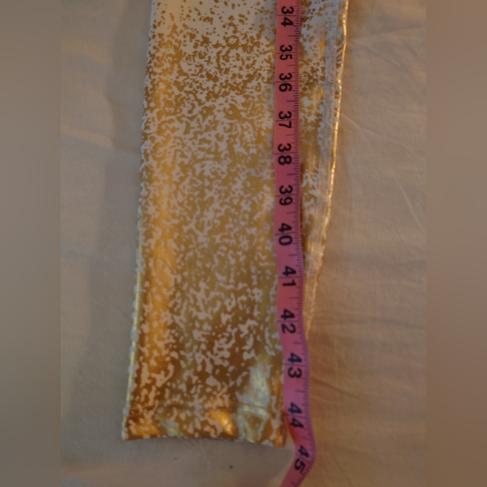 NWT Gold Ivory BEYOND YOGA Alloy Ombre Elevation Jumpsuit S Carbon38 Small HTF - Picture 3 of 11